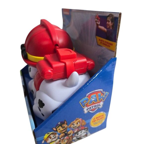 6.5 Inch Paw Patrol Skye Blast-Off Bubble Blower Machine with Fubble Bubble Solu - Picture 3 of 4